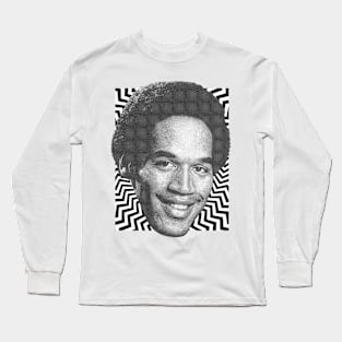 Oj Simpson mugshot Long Sleeve T-Shirt